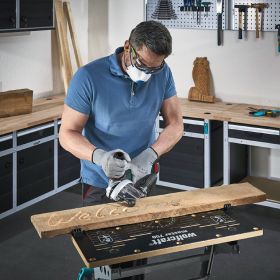  Wolfcraft 4386000 Фрезер за дърво за ъглошлайф сферичен ф 30 мм, M14