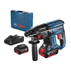Перфоратор  акумулаторен безчетков Bosch GBH 180-LI 18 V, 4 Ah, 2 J