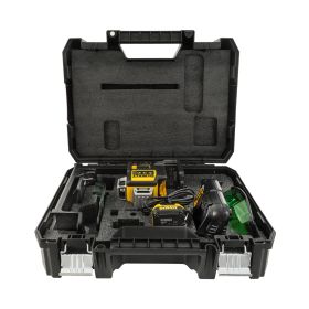 Нивелир DeWALT DCE089D1G, лазерен линеен с 3 лъча 30 м, 0.3 мм/м
