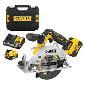 Циркуляр DeWALT DCS512P2 акумулаторен 12 V, 5 Ah, ф 140 мм