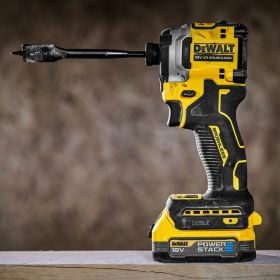 Гайковерт DeWALT DCF850E2T акумулаторен ударен с батерия и зарядно, 18 V, 1.7 Ah, 206.2 Nm, 1/4"