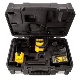 Нивелир DeWALT DCE088D1G лазерен линеен с 2 лъча 30 м, 0.3 мм/м
