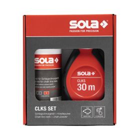 Чертилка зидарска пластмасова комплект с боя 30 м, 230 г /CLK 30 SET R/