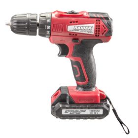 Акумулаторен винтоверт Raider RD-CDL34 с 2 батерии и зарядно, 12 V, 1.5 Ah, 24 Nm, 0.8-10 мм
