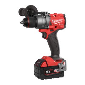 Бормашина винтоверт Milwaukee M18 FPD3-502X акумулаторна ударна с батерия и зарядно, 18 V, 5 Ah, 158 Nm, 1.5-13 мм
