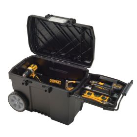 Куфар DeWALT с колела  DWST1-73598 пластмасов 630х400х420 мм, черен 60 л