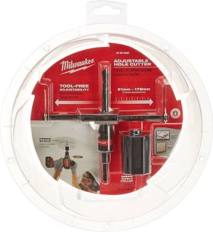 Боркорона за гипсокартон Milwaukee 49560260  със сменяеми ножове ф 51-178 мм