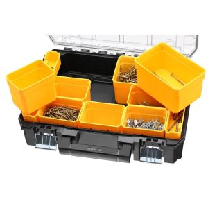 Органайзер DeWALT DWST82968-1 TSTAK пластмасов с прегради 440x337x119 мм