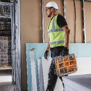 Органайзер DeWALT DWST82968-1 TSTAK пластмасов с прегради 440x337x119 мм