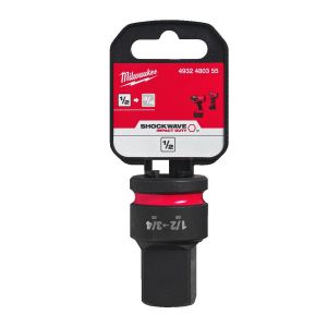 Адаптор за вложки Milwaukee Shockwave 4932480355 квадрат ударен 1/2" х 3/4"