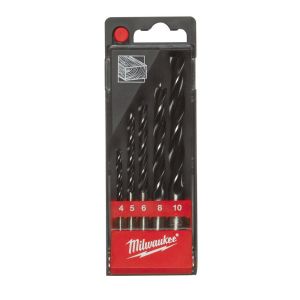 Свредло за дърво Milwaukee 4932352465 CV с цилиндрична опашка комплект 4-10 мм, 5 бр.