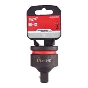 Адаптор за вложки Milwaukee Shockwave 4932480405 квадрат ударен 3/4" х 1/2"