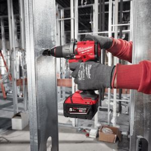 Акумулаторен винтоверт Milwaukee M18 FDD3-502X с батерии и зарядно, 18 V, 5 Ah, 158 Nm, 1.5-13 мм
