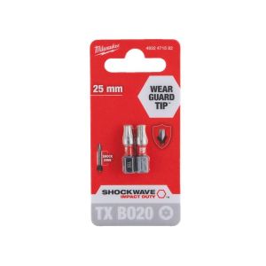 Ударен накрайник/бит Milwaukee 4932471582 ShockWave Impact Duty TX BO20 x 25mm