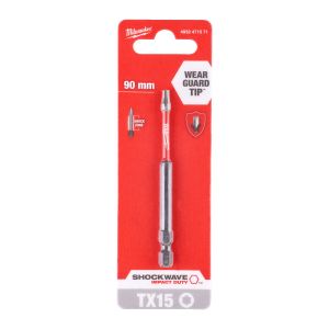 Ударен накрайник/бит Milwaukee 4932471571 ShockWave Impact Duty TX15 x 90mm