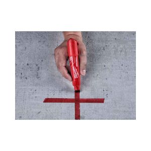Маркер Milwaukee Inkzall XL CHISEL 4932471560, червен