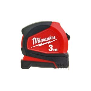 Ролетка Milwaukee Pro compact C3/16 гумирана противоударна 3 м