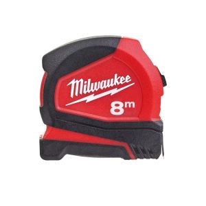 Ролетка Milwaukee Pro compact C8/25 гумирана противоударна 8 м