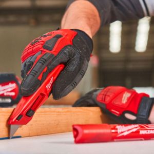 Ръкавици Milwaukee 4932471910 противоударни размер XL/10, черно и червено