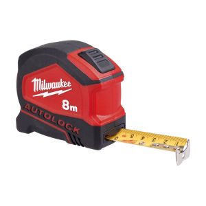 Ролетка Milwaukee Autolock гумирана противоударна 8 м