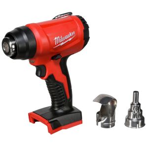 Пистолет за горещ въздух Milwaukee M18 BHG-0 акумулаторен в кутия без батерия и зарядно, 18 V, 170 л/мин, 470 °C 