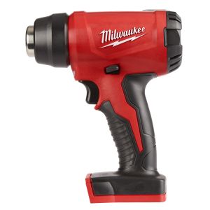 Пистолет за горещ въздух Milwaukee M18 BHG-0 акумулаторен в кутия без батерия и зарядно, 18 V, 170 л/мин, 470 °C 