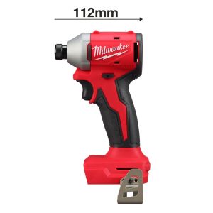 Гайковерт акумулаторен Milwaukee M18 BLIDRC-0 с безчетков двигател без батерия и зарядно, 18 V, 190 Nm, шестостен, 1/4"