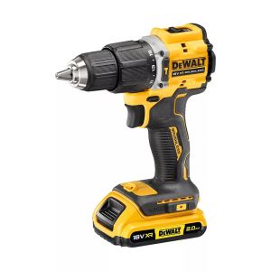 Бормашина винтоверт DeWALT DCD100YD2T акумулаторна ударна с батерия и зарядно, 18 V, 2 Ah, 68 Nm, 1.5-13 мм