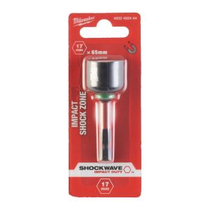 Накрайник Milwaukee Shockwave 4932492444 вътрешен 6-стен магнитен HEX 17, 1/4", 65 мм