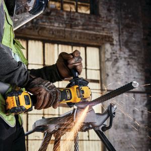 Ъглошлайф DeWALT DCG409VSNT акумулаторен без батерия и зарядно, 18 V, 125 мм, 3000-9000 об./мин 