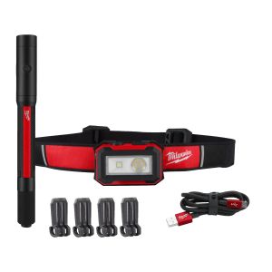 Акумулаторен челник и фенер Milwaukee IR HL450PL250