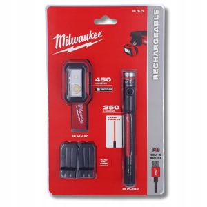 Акумулаторен челник и фенер Milwaukee IR HL450PL250
