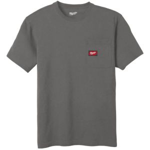 Работна тениска Milwaukee 4932493008, S, сива