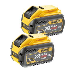 Комплект акумулаторни батерии DeWALT DCB547X2, 2 x 9.0 Ah, Flexvolt