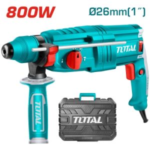 Електрически перфоратор TOTAL TH308268, 800 W, SDS+, куфар