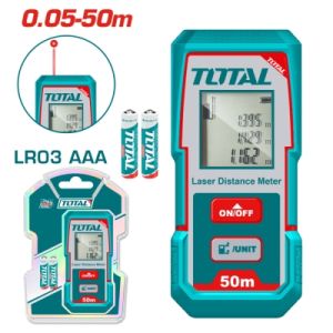 Лазерна ролетка TOTAL Industrial TMT55016, 50 м