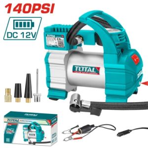 Компресор за гуми TOTAL TTAC1406, 12 V, 35 L/min, 140 PSI