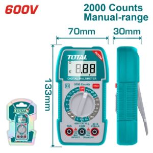 Дигитален мултицет TOTAL Industrial TMT5360011, 600 V