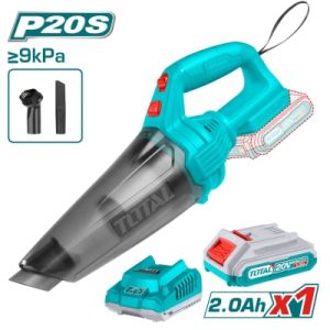Акумулаторна прахосмукачка TOTAL TVLI20126 с батерия и зарядно, 20 V, 2 Ah, 0.5 L