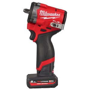 Акумулаторен гайковерт Milwaukee M12 FCIWF38G3-502X с батерия и зарядно, 12 V, 5.0 Ah, 3/8", 542 Nm, 745 Nm